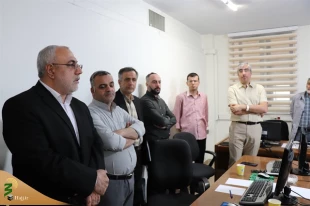 بازدید رئیس سازمان حج وزیارت و تنی چند از مسئولان ایران ایر از فرآیند روادید الکترونیک حج 1402 3