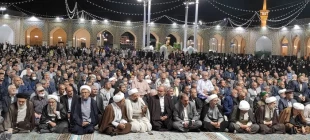 برگزاری اولین جلسه از سلسله همایش های اسرار حج  شب گذشته در حرم مطهری رضوی  6