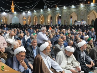 برگزاری اولین جلسه از سلسله همایش های اسرار حج  شب گذشته در حرم مطهری رضوی  17