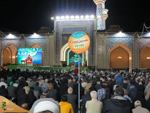 برگزاری اولین جلسه از سلسله همایش های اسرار حج  شب گذشته در حرم مطهری رضوی  19