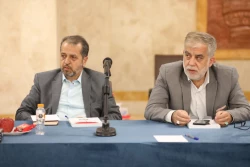 دیدار مداحان بعثه مقام معظم رهبری در عتبات عالیات با نماینده ولی فقیه در امور حج و زیارت در قم 5