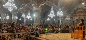 سخنرانی نماینده ولی فقیه در امور حج و زیارت در جمع زائران حرم رضوی 