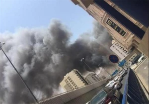 جان باختن ۸ نفر در آتش سوزی هتلی در مکه