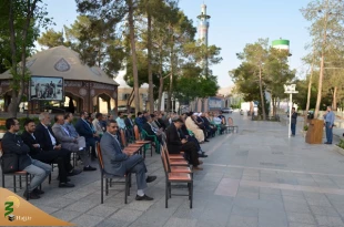 تجدید میثاق کارگزاران حج اصفهان  با شهدا در بزرگداشت هفته حج 3