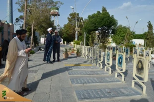 تجدید میثاق کارگزاران حج اصفهان  با شهدا در بزرگداشت هفته حج 8