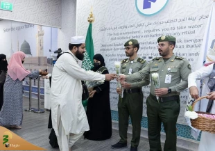 اولین گروه از حجاج پاکستانی وارد مدینه منوره شد 2