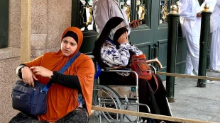 گزارش تصویری از حضور اولین کاروانهای ایرانی در مسجدالنبی + عکس 2