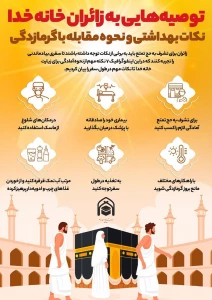 اینفوگرافیک/ نکات بهداشتی و نحوه مقابله با گرمازدگی