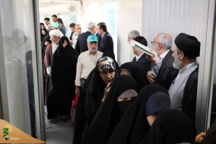 عزیمت زائران پرواز 1658 با بدرقه سرپرست حجاج ایرانی به مدینه 2