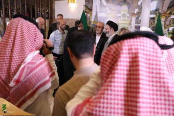 ورود سرپرست حجاج ایرانی و رئیس سازمان حج و زیارت به سرزمین وحی  14
