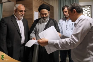 بازدید سرپرست حجاج ایرانی از ستاد اجرایی حج در مدینه 2