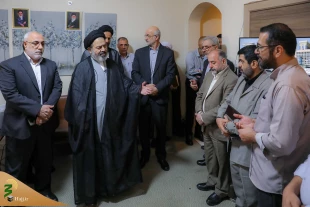 بازدید سرپرست حجاج ایرانی از ستاد اجرایی حج در مدینه 3