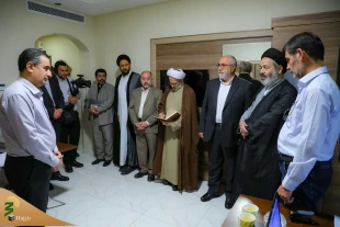بازدید سرپرست حجاج ایرانی از ستاد اجرایی حج در مدینه 9