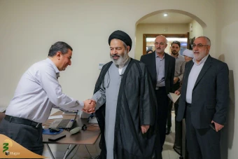 
بازدید سرپرست حجاج ایرانی از ستاد اجرایی حج در مدینه 10