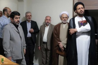 
بازدید سرپرست حجاج ایرانی از ستاد اجرایی حج در مدینه 22