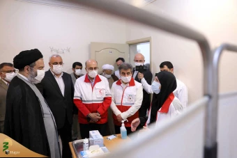 بازدید سرپرست حجاج ایرانی از مرکز پزشکی حج و زیارت در مدینه 13