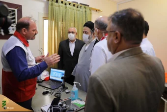بازدید سرپرست حجاج ایرانی از مرکز پزشکی حج و زیارت در مدینه 9