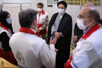 بازدید سرپرست حجاج ایرانی از مرکز پزشکی حج و زیارت در مدینه 15