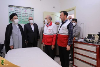 بازدید سرپرست حجاج ایرانی از مرکز پزشکی حج و زیارت در مدینه 11