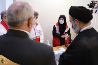 بازدید سرپرست حجاج ایرانی از مرکز پزشکی حج و زیارت در مدینه 16