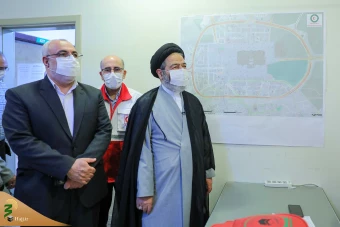 بازدید سرپرست حجاج ایرانی از مرکز پزشکی حج و زیارت در مدینه 17