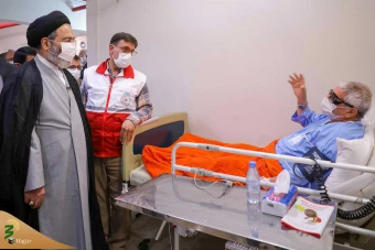 بازدید سرپرست حجاج ایرانی از مرکز پزشکی حج و زیارت در مدینه 12
