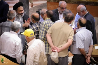 دیدار صمیمی سرپرست حجاج ایرانی با زائران کشورمان درمدینه منوره _ 2 19