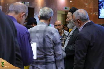 دیدار صمیمی سرپرست حجاج ایرانی با زائران کشورمان درمدینه منوره _ 2 15