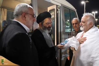 بازدید سرپرست حجاج ایرانی از میقات شجره و انتقال زائران به مکه 26