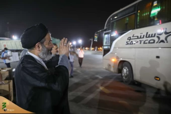 بازدید سرپرست حجاج ایرانی از ایستگاه بین راهی 21