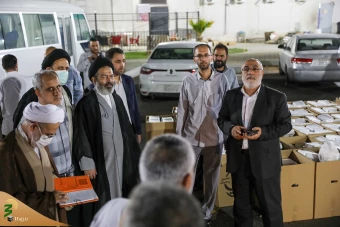 بازدید سرپرست حجاج ایرانی از ایستگاه بین راهی 3