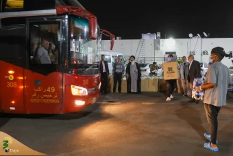 بازدید سرپرست حجاج ایرانی از ایستگاه بین راهی 13