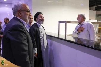 بازدید سرپرست حجاج ایرانی از ایستگاه بین راهی 23