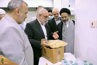 بازدید سرپرست حجاج ایرانی از ایستگاه بین راهی 24