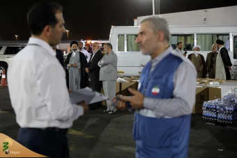 بازدید سرپرست حجاج ایرانی از ایستگاه بین راهی 15