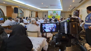 تداوم محافل انس و معرفت در مدینه با گرامیداشت یاد امام امت+فیلم 6