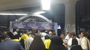اولین پرواز زائران بیت الله الحرام خراسان رضوی بسوی سرزمین وحی انجام شد  3