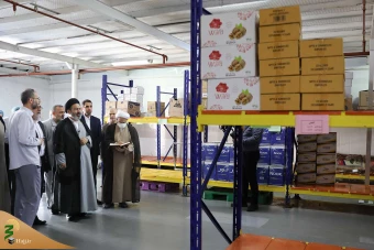 بازدید سرپرست حجاج ایرانی و رئیس سازمان حج و زیارت از آشپزخانه احد 8
