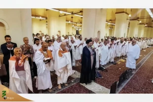 لقاء حجة الإسلام نواب بالزوار الإيرانيين في ميقات الشجرة
 2