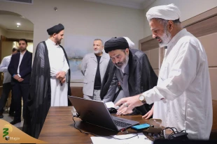 بازدید نماینده ولی فقیه در امور حج و زیارت از واحد‌های بعثه در مدینه 9