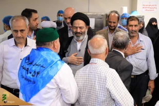 بازدید امروز سرپرست حجاج ایرانی از یکی از هتل های محل اسکان زائرین ایرانی 2