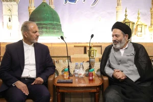 دیدار معاون کنسولی وزارت خارجه با نماینده ولی فقیه در امور حج و زیارت