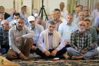 مراسم دعای کمیل زائران ایرانی در مدینه منوره 3