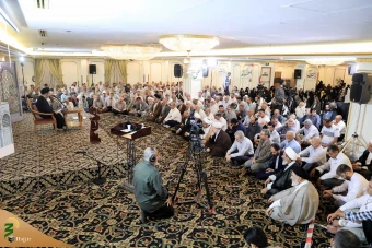 مراسم دعای کمیل زائران ایرانی در مدینه منوره 4