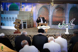 سومین مراسم دعای کمیل در مدینه برگزار شد + عکس 8