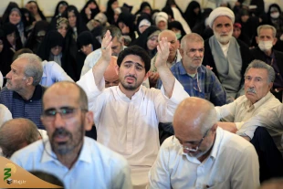 سومین مراسم دعای کمیل در مدینه برگزار شد + عکس 11