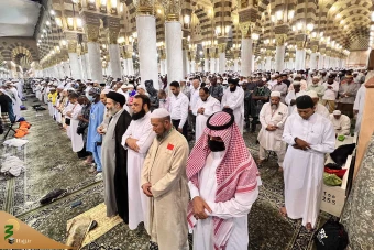 حضور سرپرست حجاج ایرانی در مسجد النبی 11