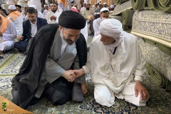 حضور سرپرست حجاج ایرانی در مسجد النبی 23
