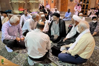 حضور سرپرست حجاج ایرانی در مسجد النبی 17