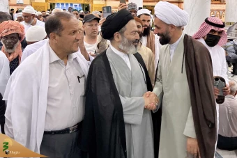 حضور سرپرست حجاج ایرانی در مسجد النبی 28